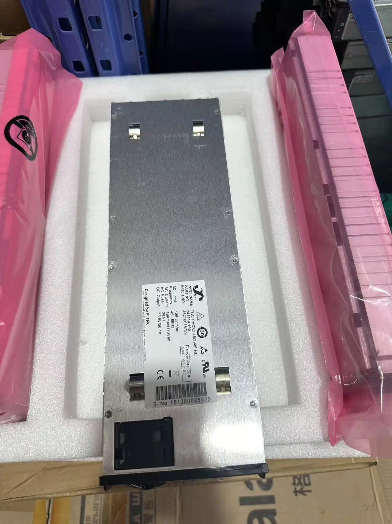 Flatpack2 48V/3000W HE High-efficiency Rectifier Module 48V 3000W DC power Part Number: 241119.105