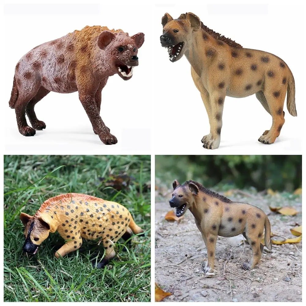 Gift Educational Toy Kids Cognition Spotted Hyena Model Simulation Wild Animals Lifelike Wildlife African Aardwolf Figurine