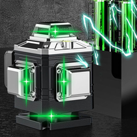8/16 Lines 3D/4D Laser Level Green Line Self-Leveling 360° Horizontal ＆ Vertical Cross Powerful Green Beam Laser Level Tools