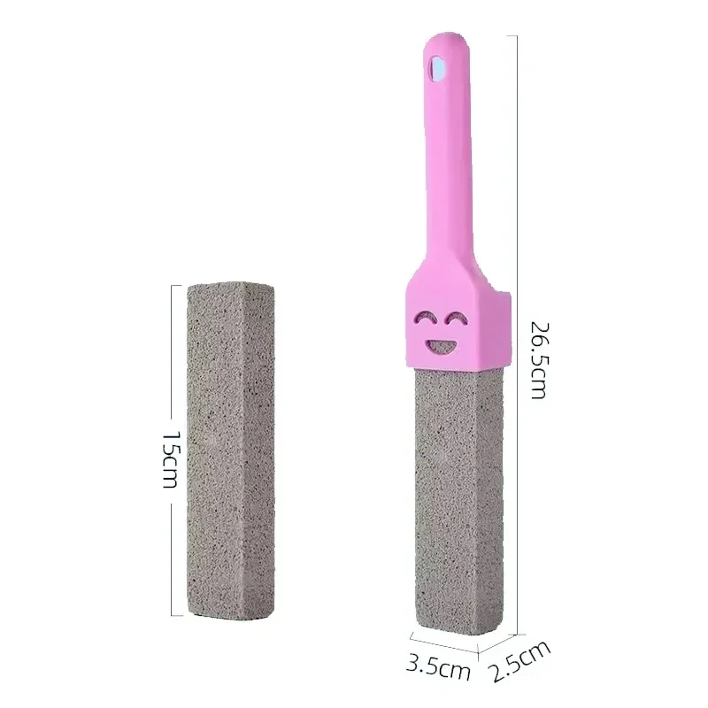 Pumice Stone Brush Bathroom Toilet Bowl Cleaning Brush Sink Tile Bathtub Limescale Stain Washing Wand Household Cleaning Tools