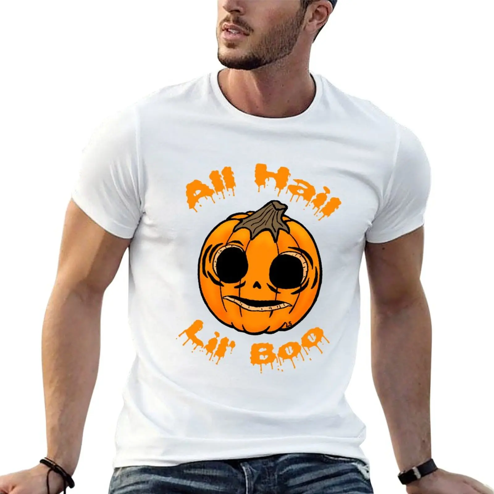

shirts man Overlord percent for cotton All soft Pumpkin our 100 cotton man T-Shirt t t Hail for shirt