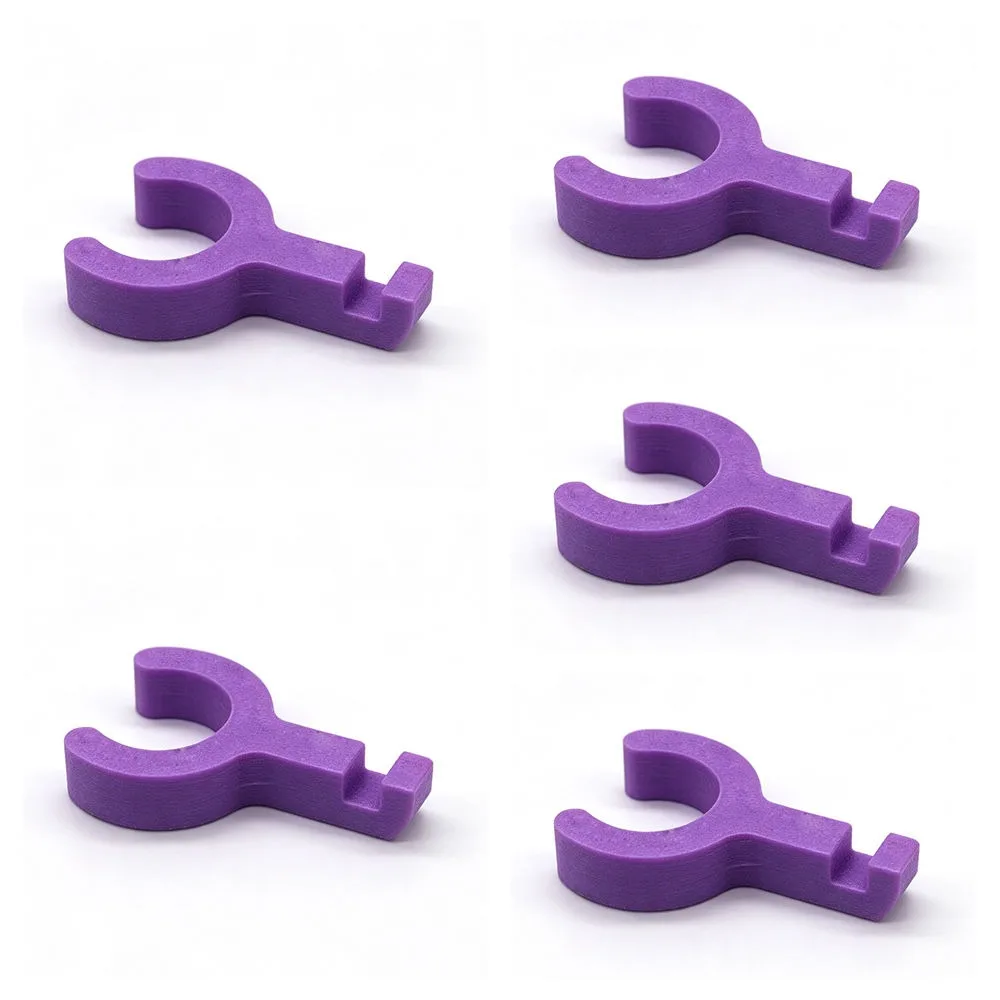 5Pcs Plastic Fan Ice Pack Clip Air Cooling Firm Grip Ice Pack Holders Compact 3D Print Ice Box Holder Clip Home Summer Cooling