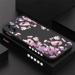 Painted Flowers Phone Case For Samsung Galaxy A06 A15 A04 A03 A10 A30 A20 A13 A14 A11 A12 A50 Shockproof Silicone Soft Cover