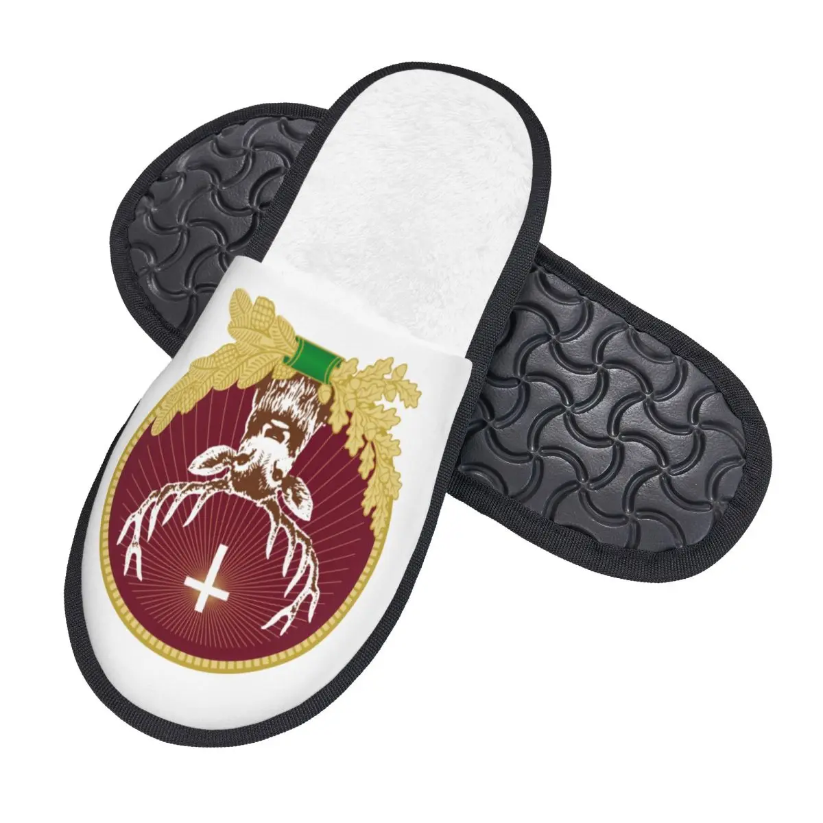 Custom Jagermeisteres House Slippers Women Soft Memory Foam Slip On Bedroom Slipper Shoes