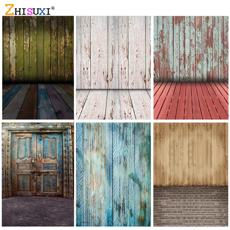 

Photorealistic Fabric Retro Wooden Floor Vintage Baby Portrait Photography Backdrops For Photo Studio Background Props SLMB-03