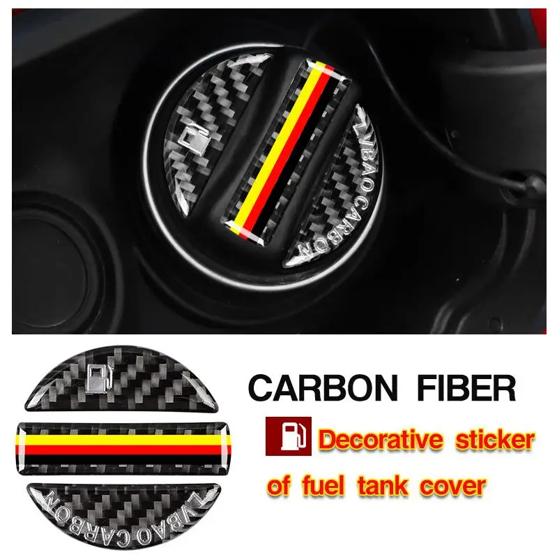 Carbon Fiber Car Fuel Tank Cap Cover Sticker for Mercedes Benz AMG W204 W213 W212 W126 W205 W168 W169 W176 W177 GLC GLK GLA GLR