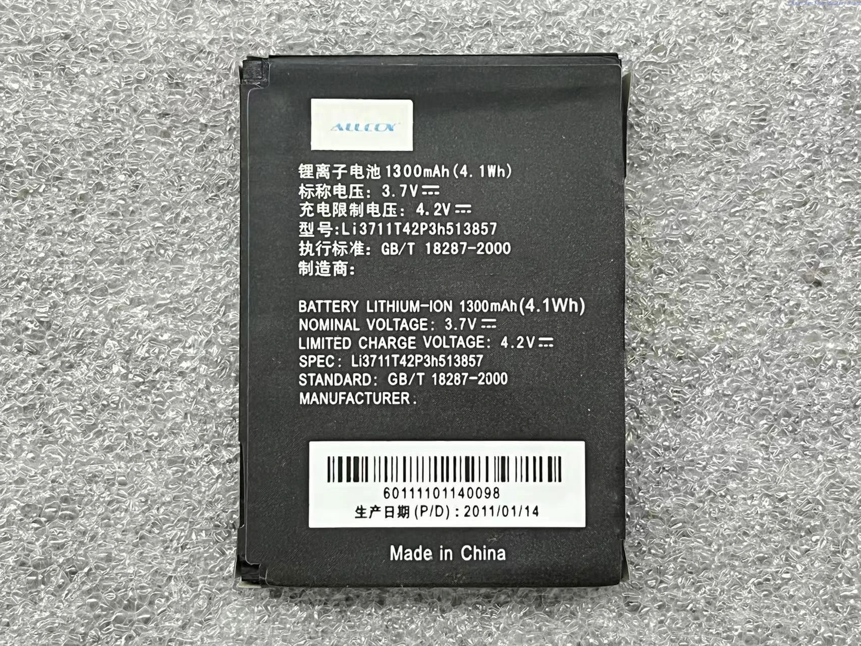 Baterai ALLCCX 1300mAh Li3711T42P3h513857 untuk ZTE C160,C180,C260,C310,C311,C321,G1315,H500,T8,U350, untuk Vodafone P752D