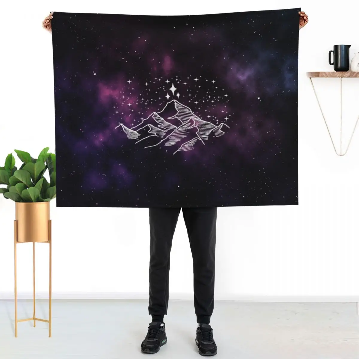 

ACOTAR Velaris Galaxy Throw Blanket Ultra Soft Flannel Fleece Blanket for All Seasons