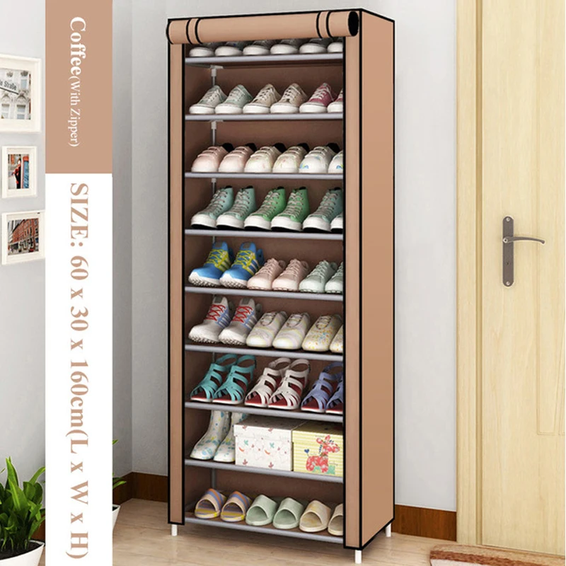 Multi-layer Shoe Cabinet DIY Assembled Dustproof Shelf Hallway Space Saving Storage Organizer Holder Home Furniture Shoe Rack