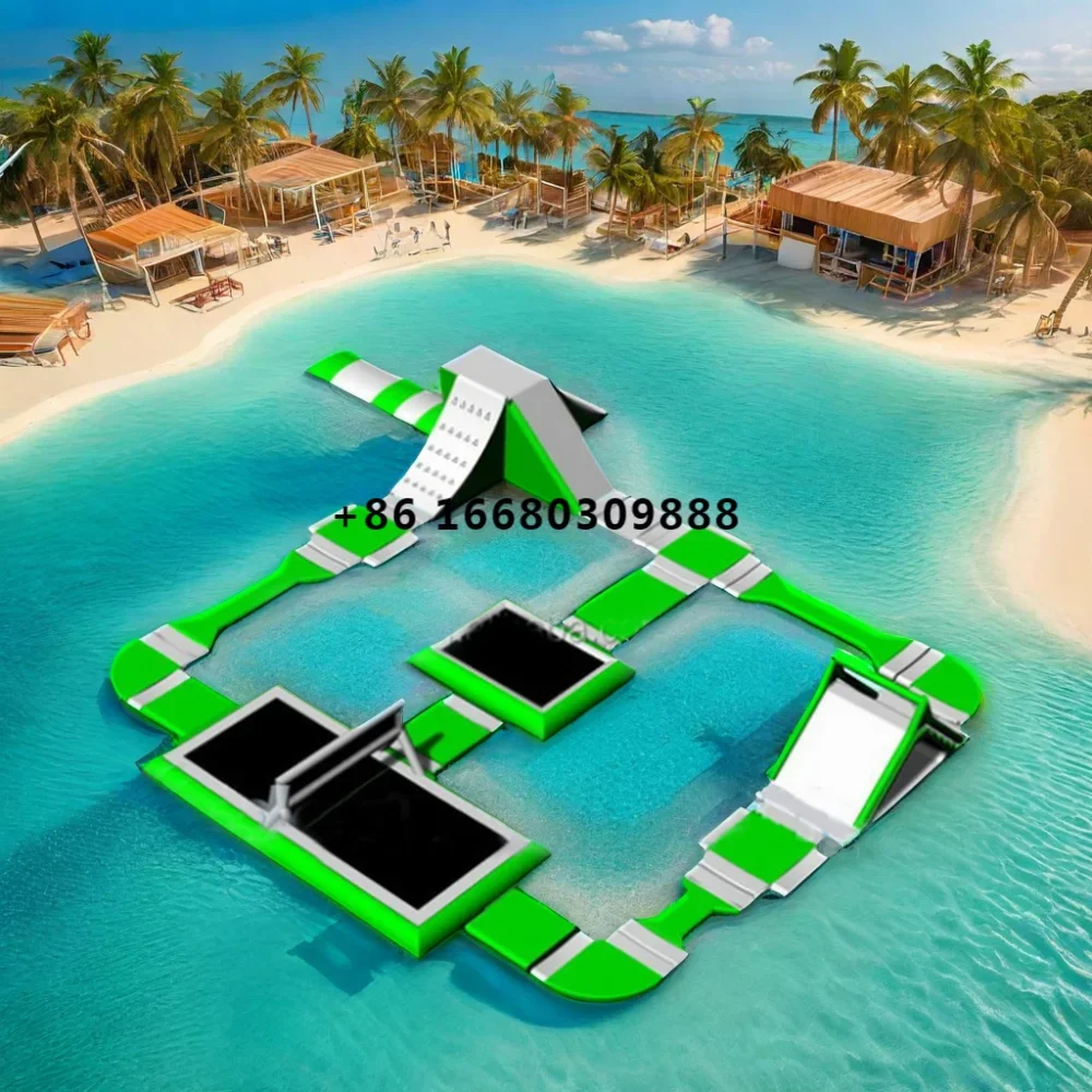 Indoor or Outdoor Water sports equipment commercial parque de agua inflatable floating aqua water park For resort lake ocean