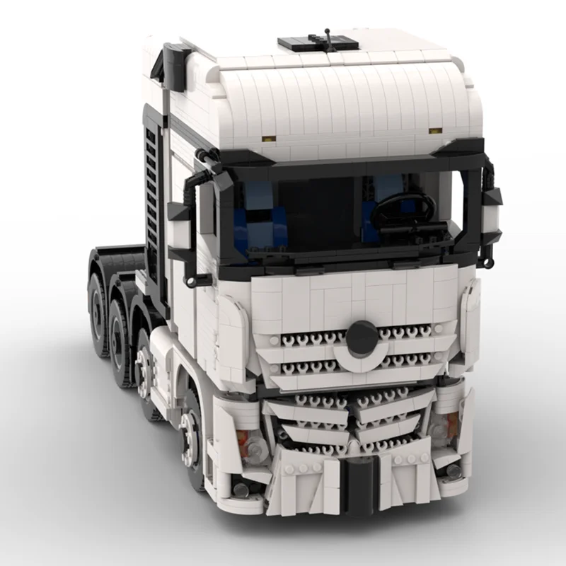 سيارة حضرية Moc قوالب بناء شاحنة وحدات 8X4 RC جرار نموذج التكنولوجيا كتل عيد الميلاد لتقوم بها بنفسك لعبة البناء هدايا العيد #2