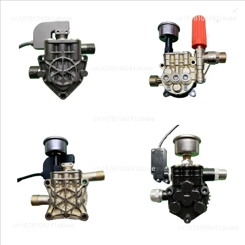 Parts for Household Car Washer Pressure Washer Water Pump Head Assembly Pressure Washer Cylinder Head Pump