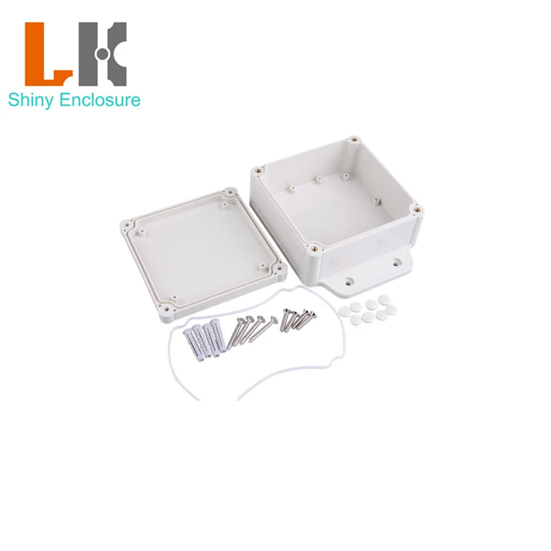 LK-BWP01 Ip68 Newest Custom Outdoor Plastic Waterproof Electrical Control Junction Outdoor Pcb Box 168x120x55mm