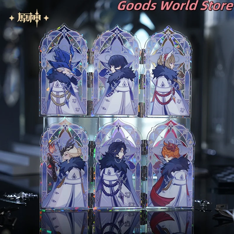 

In stock Tartaglia Arlecchino Wanderer Acrylic plaque ornament Original Genshin Impact Tartaglia Cosplay Costume Halloween Gift