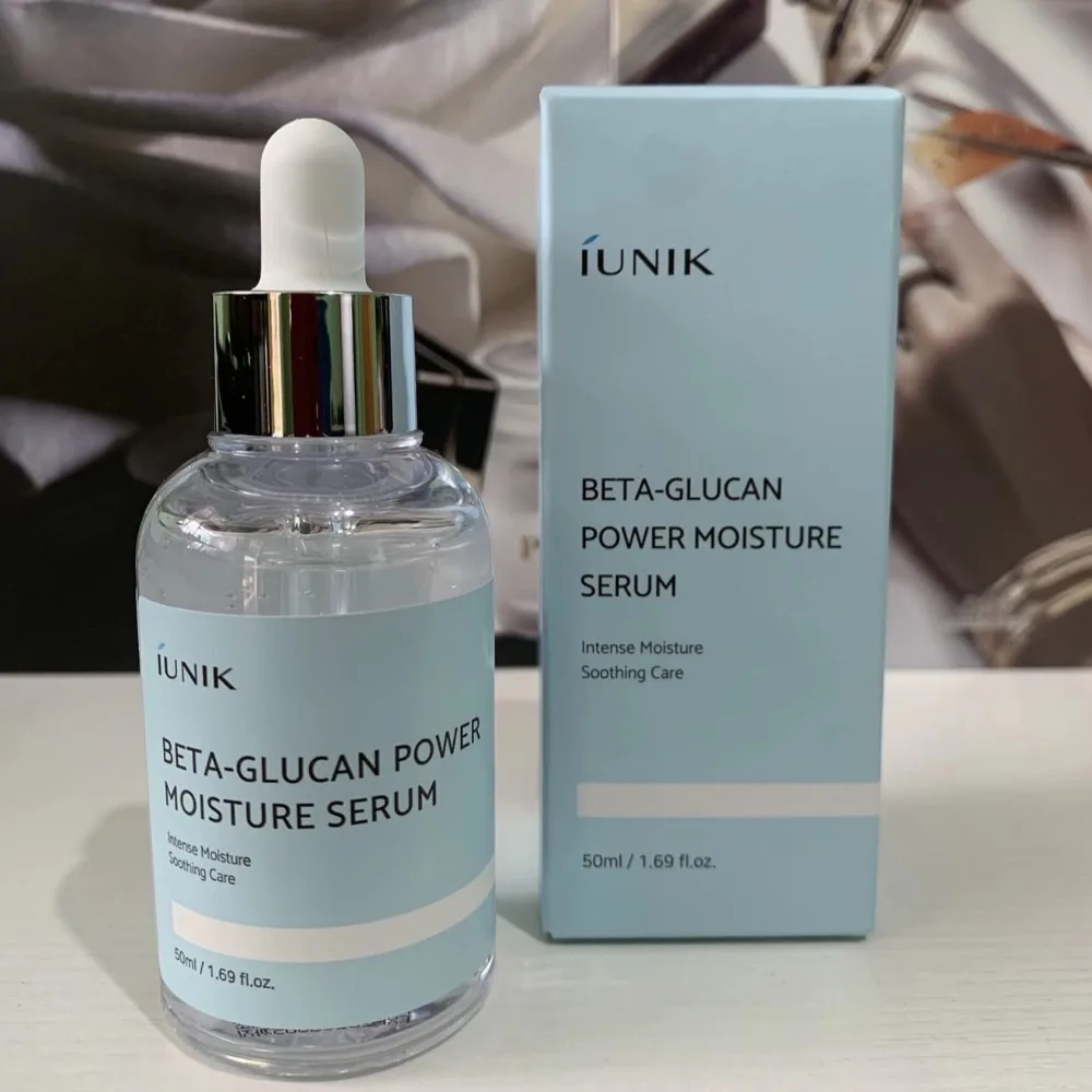 

50 мл увлажняющая эссенция для лица, веганская сыворотка, глубокая увлажность, глюканская силовая сыворотка для восстановления кожного барьера, улучшения сияния, ухода