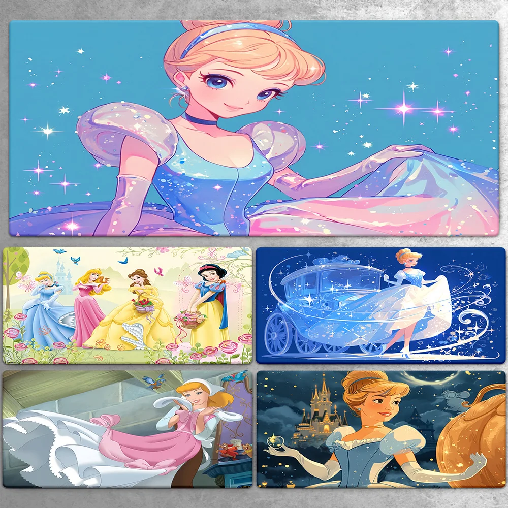 Large Mousepad XXL Cinderella Mouse Pad Keyboard Gaming Accessories Mouse Mats Game Office Computer PC Gamer Laptop Mat