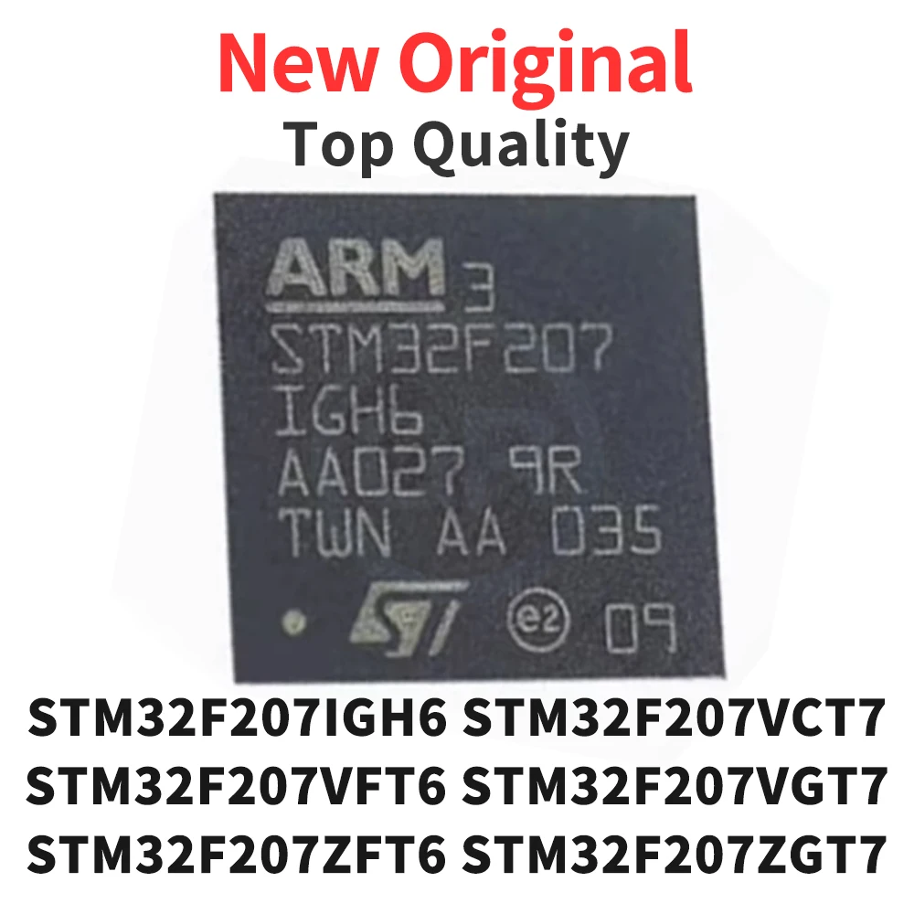 

Цельный STM32F207IGH6 STM32F207VCT7 STM32F207VFT6 STM32F207VGT7 STM32F207ZFT6 STM32F207ZGT7 Новый оригинальный