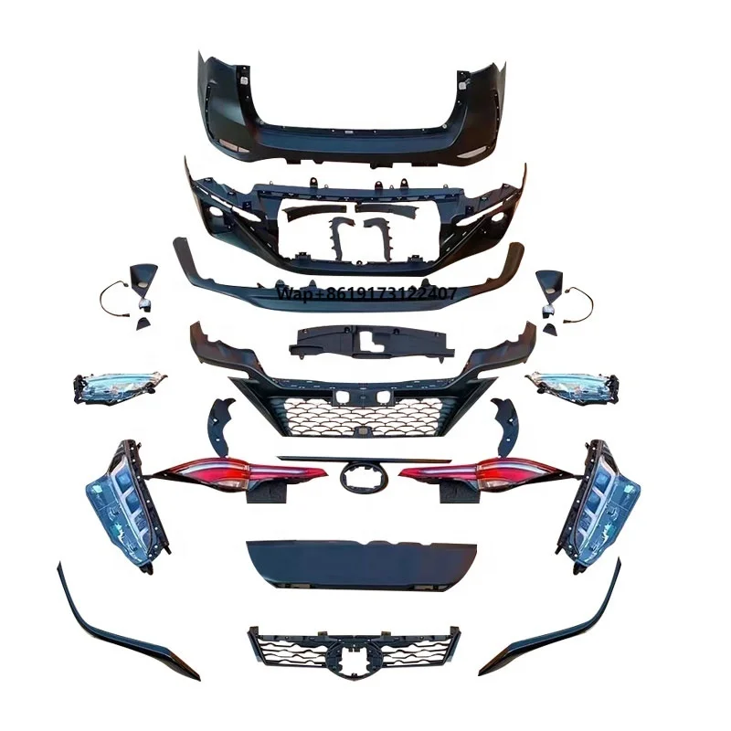 

Hot selling Auto body parts Complete kits Facelift Car bumpers For Fortuner 2015-2020 Upgrade 2021 Style Car body kit