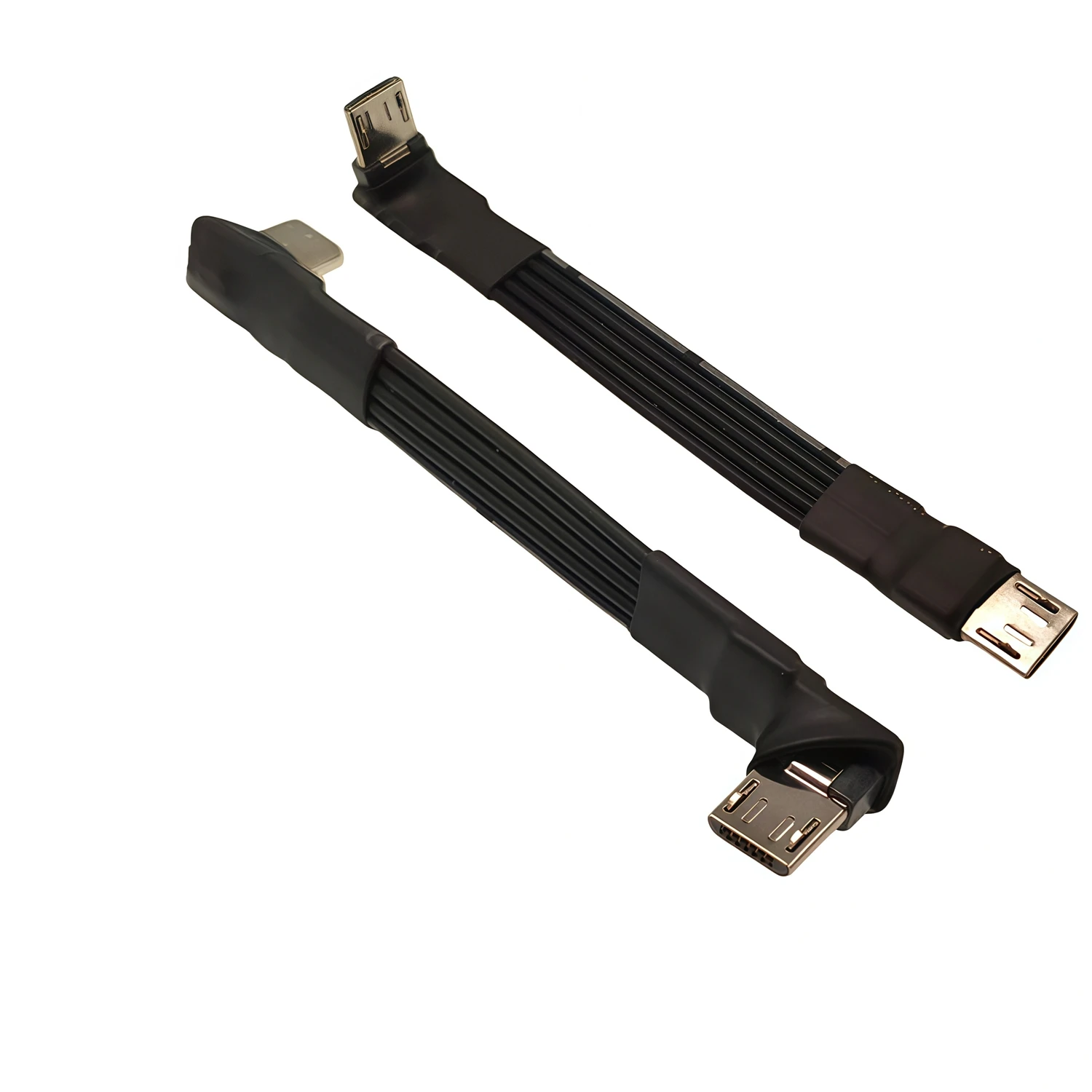 5CM 10CM 50CM 90 Degree Micro USB2.0 5Pin Up & Down & Left & Right Angled Male to male to Extension Cable Connector Adapter plug