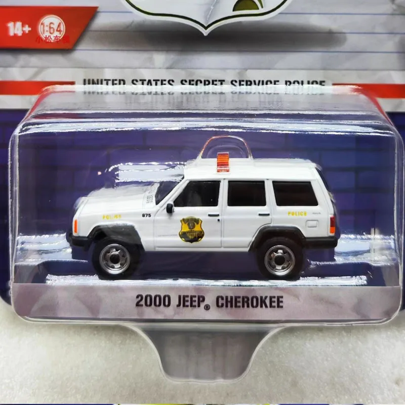 Greenlight Diecast Schaal 1:64 2000 Jeep's Cherokee Legering Simulatie Automodel Collectie Display Speelgoed Cadeau Souvenirs