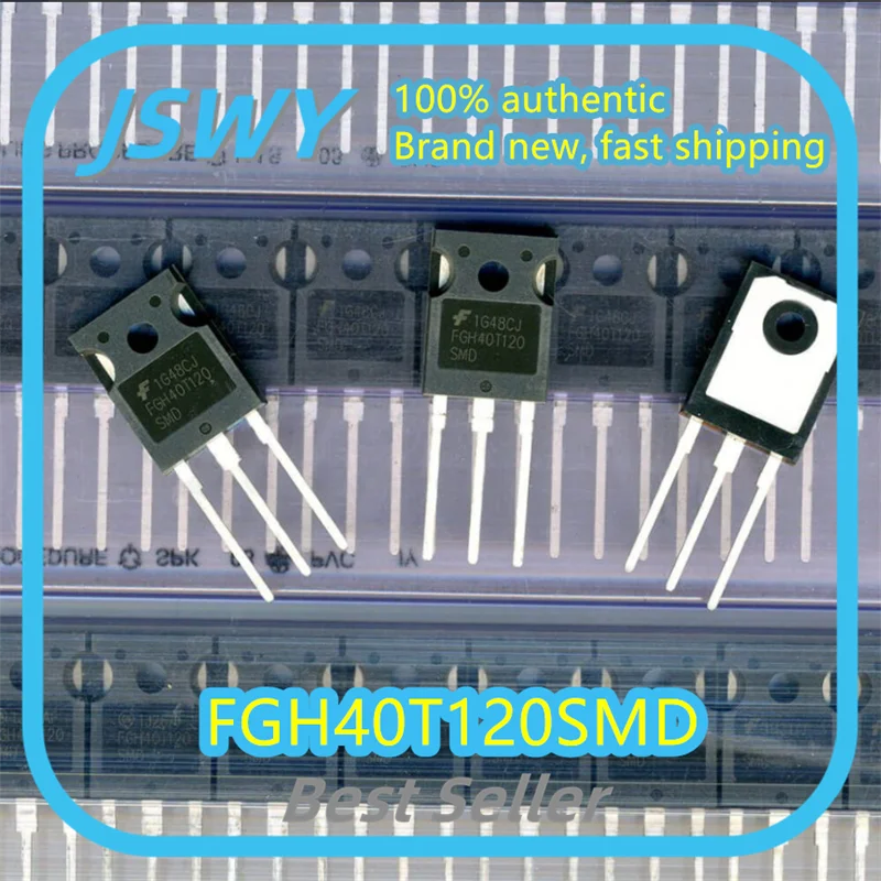 

(5/50 pcs) FGH40T120SMD FGH40T120 TO-247 IGBT High-Power Transistor Brand New In Stock Fast Shipping