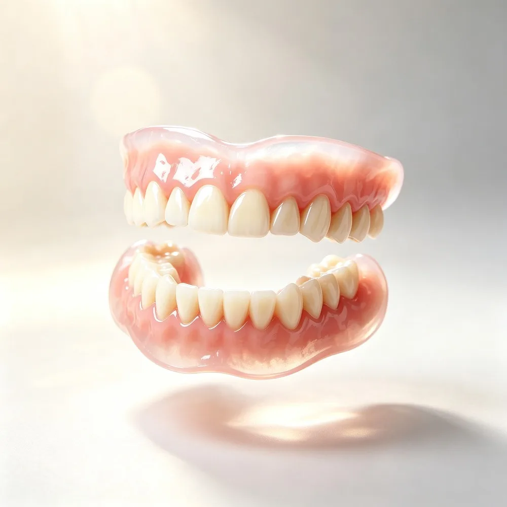 Adult Adjustable Full Mouth Dentures Set Portable Fake Teeth Wholesale Sample Models for Elderly