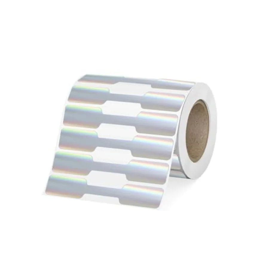 

500 самоклеящихся этикеток-дисков для украшений (колец, браслетов, одежды) с лазерной серебряной гравировкой