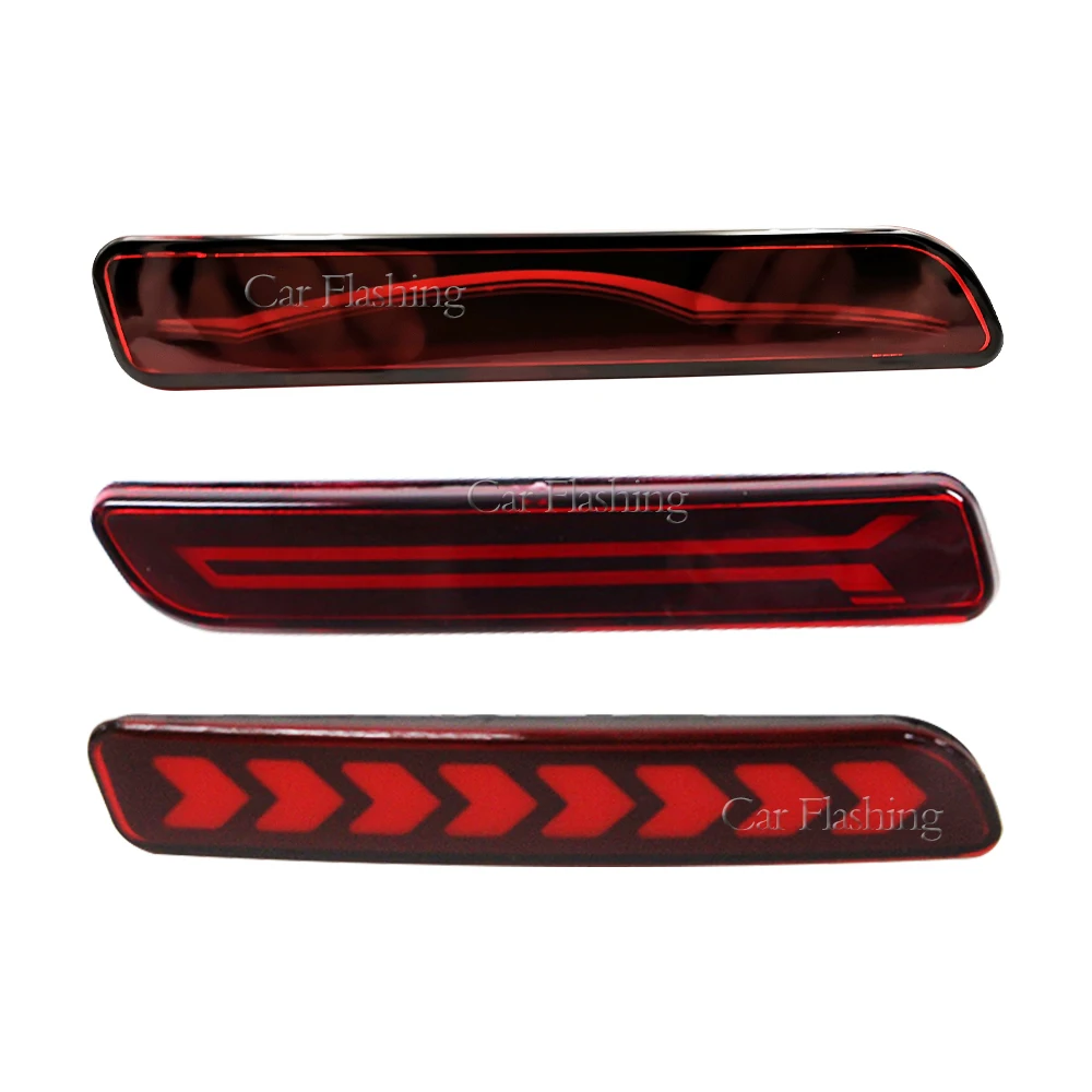 Car Flashing 2Pcs Led Brake Lights rear bumper lamp reflector tail lamp For Suzuki Ertiga Ciaz Vitara S-Cross SX4 Splash