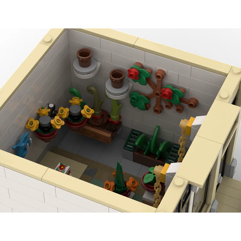 شارع المدينة عرض نموذج Moc بناء قناة الطوب # 1 نموذج التكنولوجيا وحدات كتل هدايا عيد الميلاد اللعب DIY مجموعات الجمعية #4