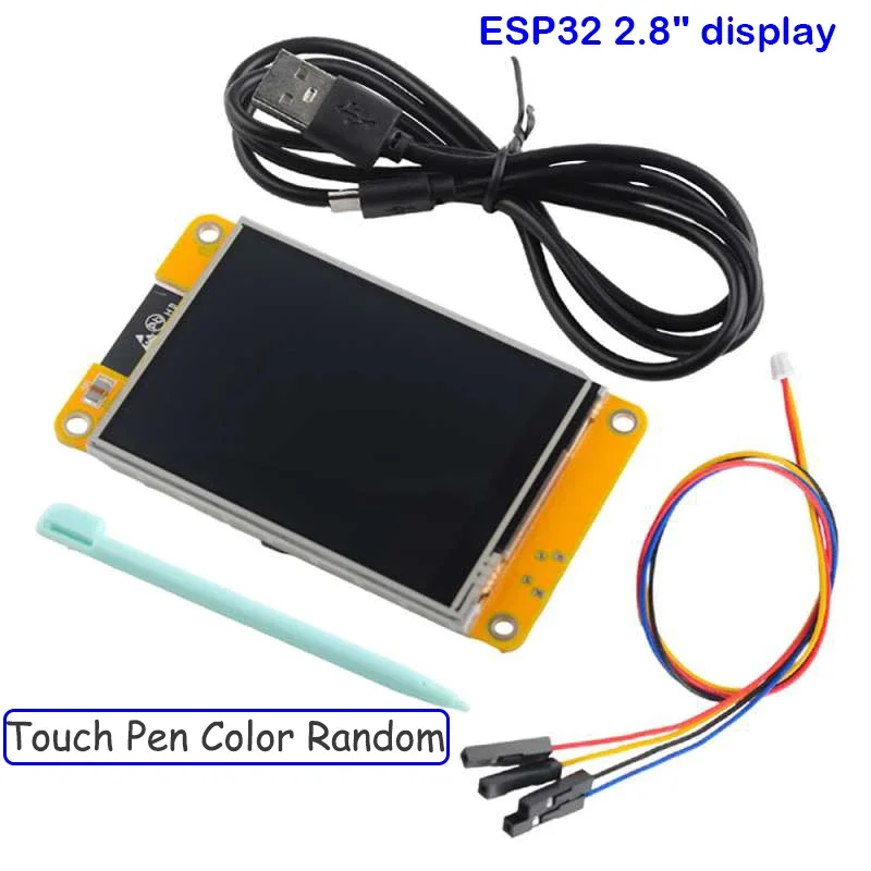 Modulo Display LCD ESP32 da 2,8'' ESP32-2432S028R 240*320 Schermo Touch Resistivo TFT con Driver ILI9341 per Arduino IoT