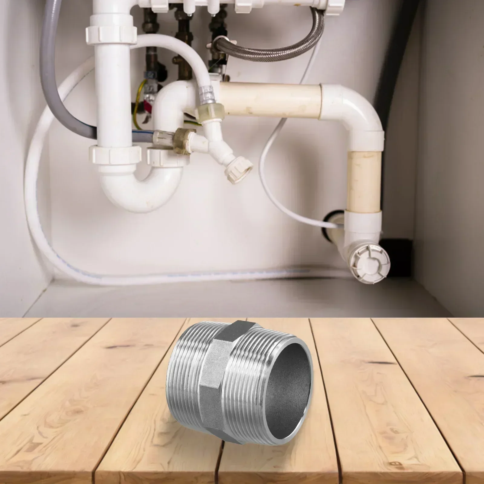 

Male X Male Fitting Hex Nipple Easy Installation Long-lasting Use Maximum Working Pressure 150 Psi For Industrial Use