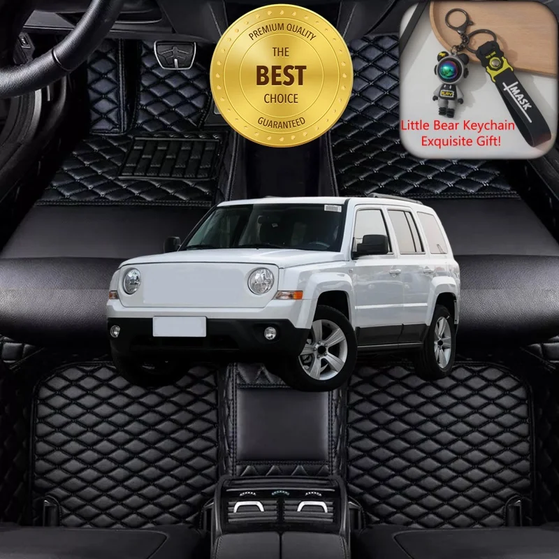 

Customized Fit for Jeep Patriot MK74 Car Floor Mats Car Accessories Luxury Auto Carpet Liner Mats Rugs Left/Right-hand Drive