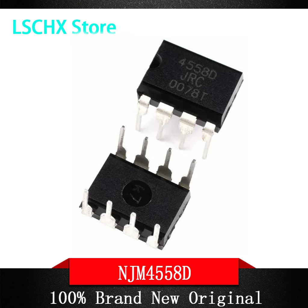 20PCS NJM4558D DIP8 NJM4558 DIP JRC4558D JRC4558 new and original IC