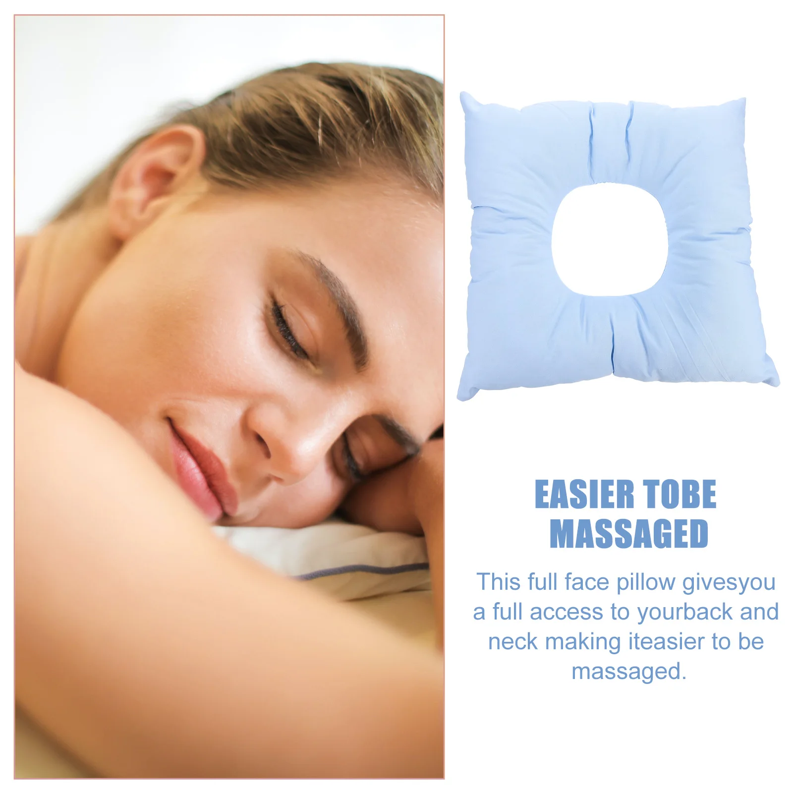 

Beauty Salon Face Pillow O hole Massage Spa Headrest Body Relax Cushion Face Down Pad Down Salon Headrest