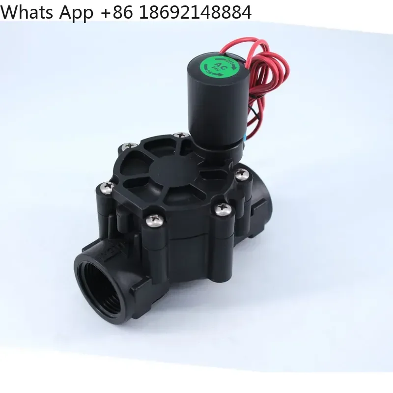 6 Minutes 1 Inch Manual Switch AC DC 9V DC Pulse Intelligent Remote Control Irrigation Solenoid Valve