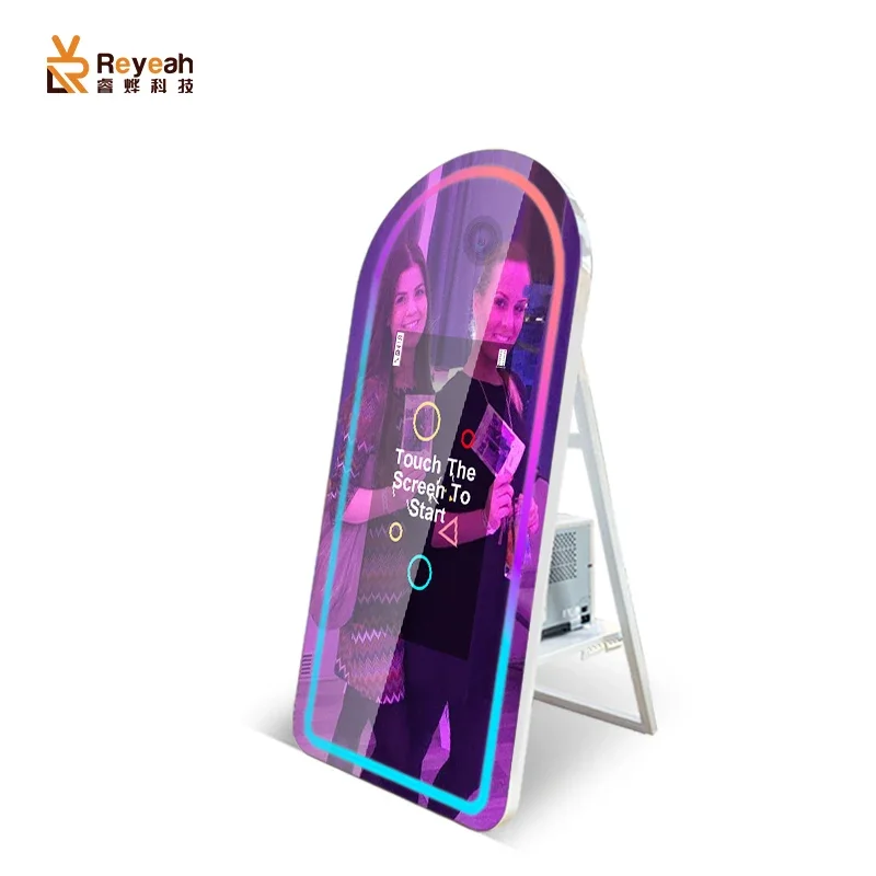 Buy A Magic Mirror Air  Booth Photo-Booths for hire in Belgium With Foto master software