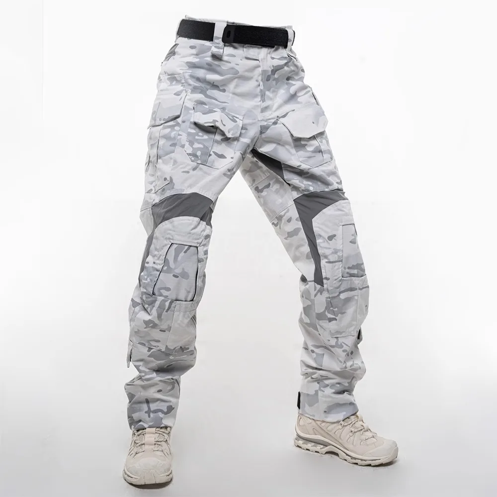 TRN MCAP Tactical Pants G3 Multi-Function Snow Camouflage Men\'S Outdoor Hunting Training Pants