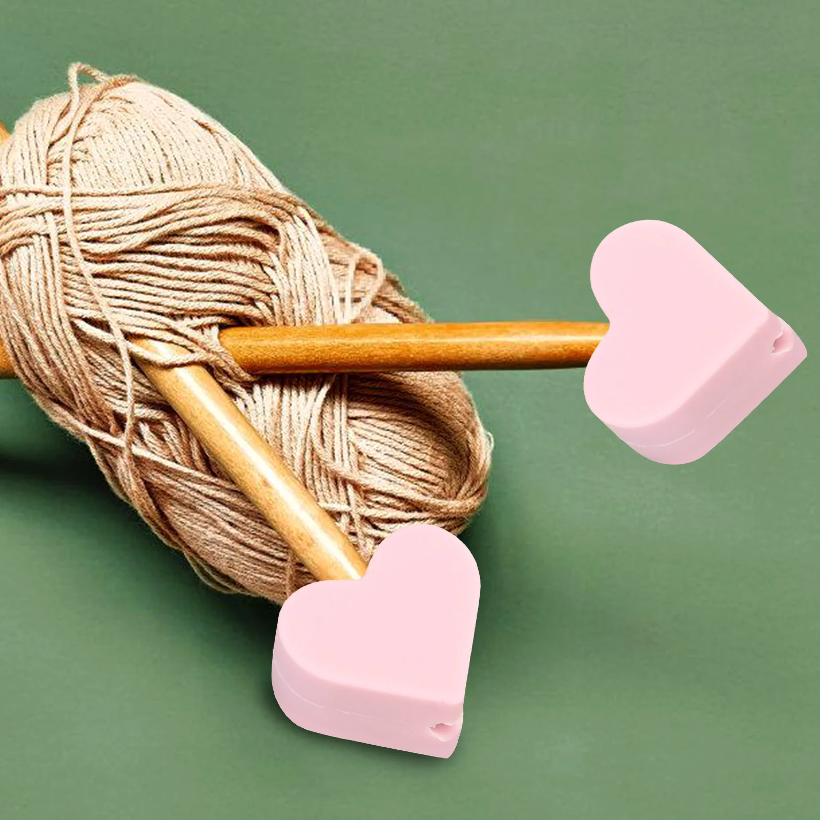 

20Pcs Needle Tip Protective Cover Fine Workmanship Beautiful Appearance Skid Proof Knitting Needle Point Protectors