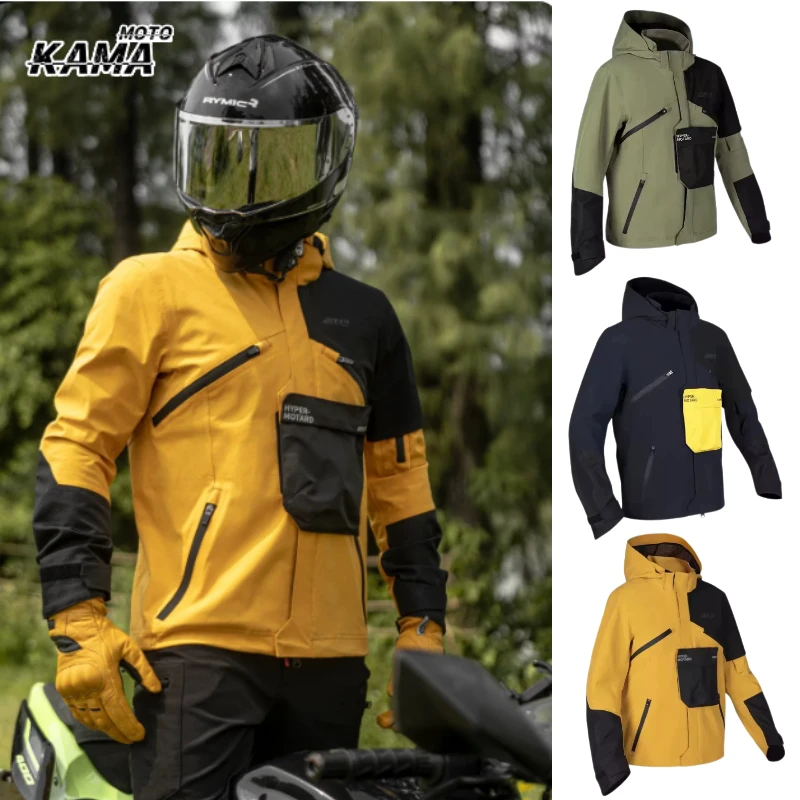 Motorcycle Riding Clothing for Winter Men's Warm Waterproof and Anti Fall Motorcycle Riding Clothing for Women's Four Seasons