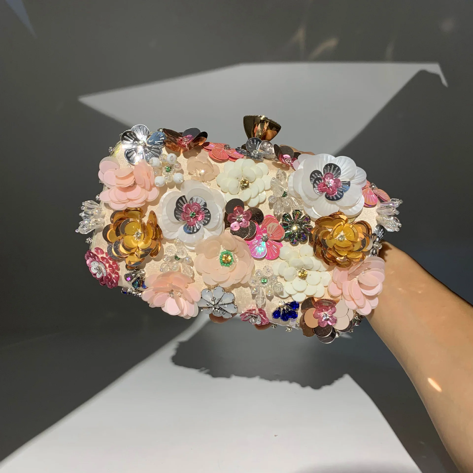 Bohemia Beading Evening Clutch Bag Contrast Colors Summer Hand Bags Wedding Bridal Party Purse Clutch Purse Pochette Femme 2022