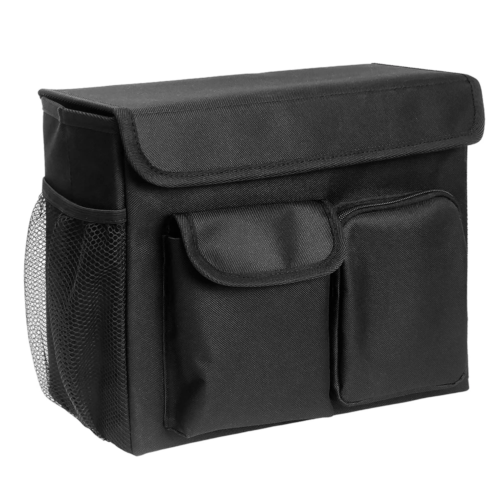 Multi Compartment Scooter Front Storage Bag with Padded 14 Inch Laptop Sleeve and Integrated Cup Holders for Secure Carrying
