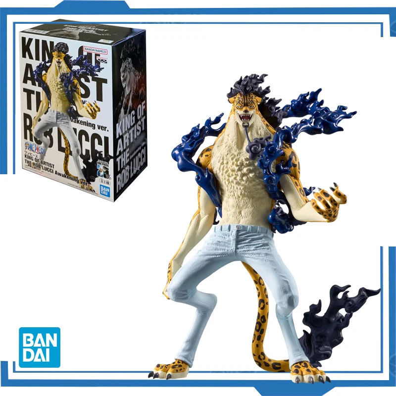 Bandai Original Banpresto One Piece King of Artist The ROB LUCCI Awakening Ver PVC Action Figure Collection Model Toys Gift