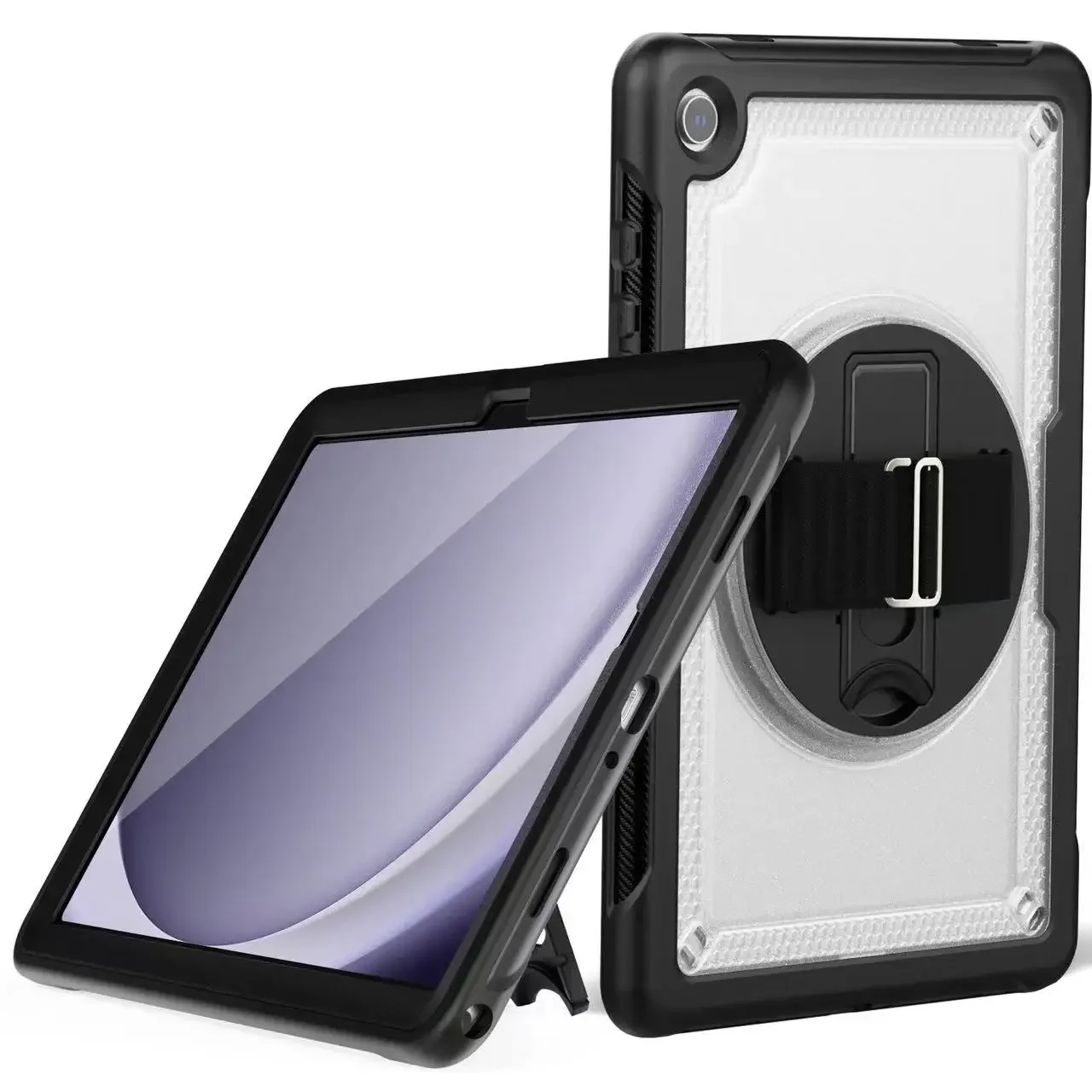 Armor Case for A9 8.7 inch For Samsung Galaxy Tab A9+Plus 11inch 2023 Protective Rugged Shockproof Cover 360° Swivel Stand