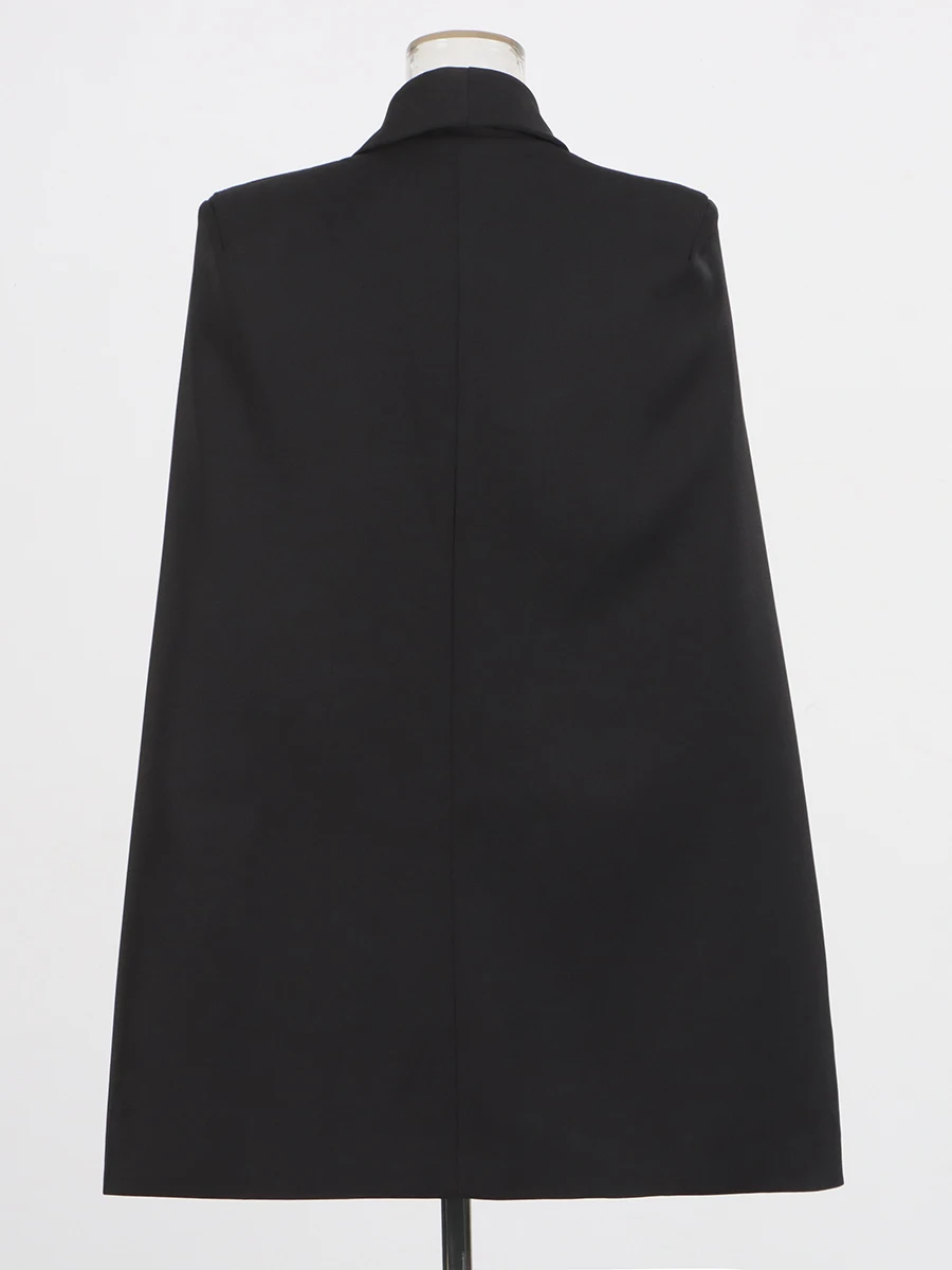 معاطف السترة الرسمية المسائية للنساء التلبيب بلا أكمام تقسم الدانتيل يصل مزاجه عباءة أبلى الإناث الربيع Styleblazer mujer