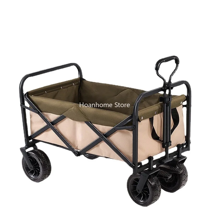 Outdoor Trailer Field Camp Car Stall Trolley Camping Folding Bicycle Camper