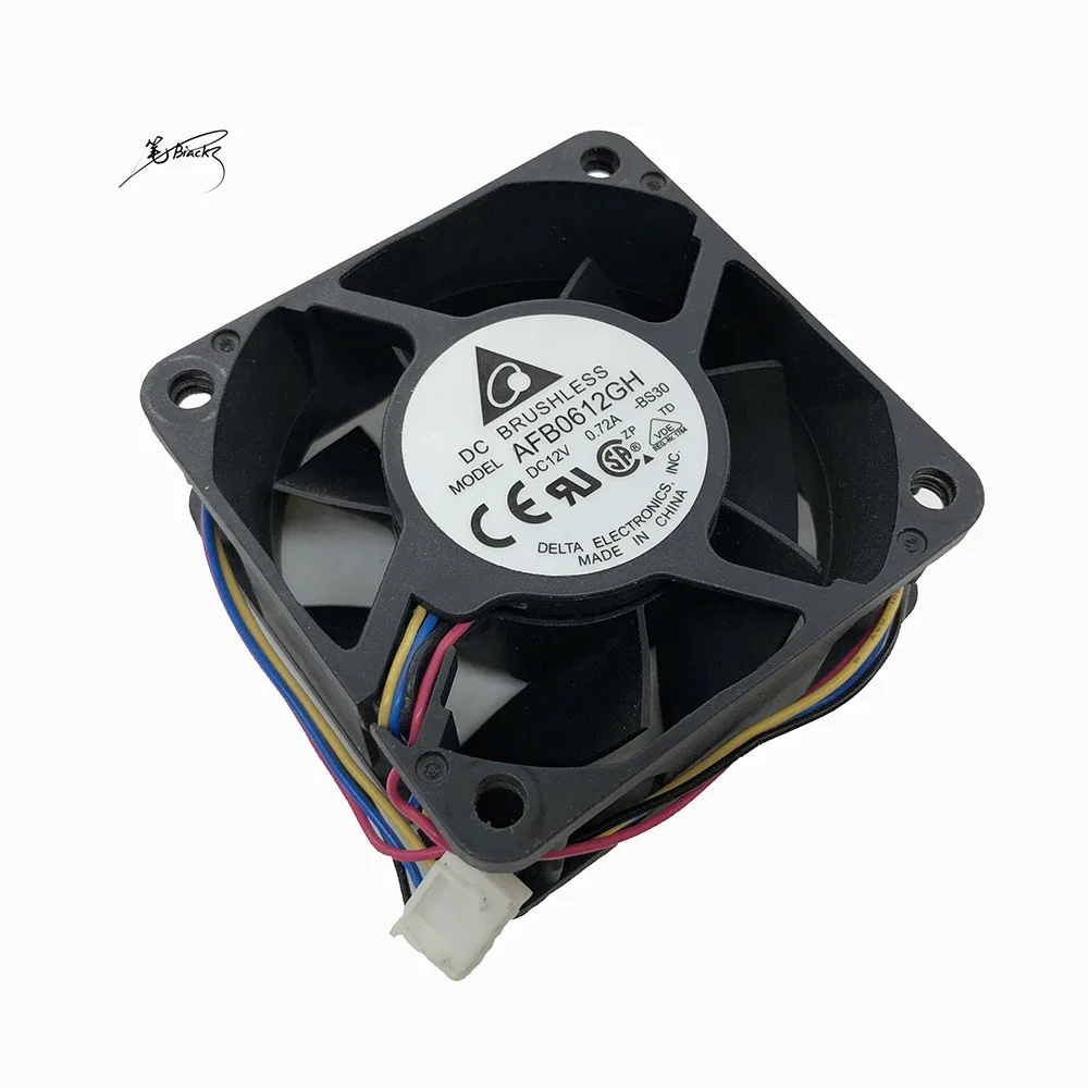 

Brand new original Delta AFB0612GH 6cm 6025 12V 0.72a 4-wire PWM temperature controlled large air volume fan