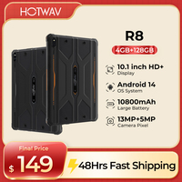 HOTWAV R8 Rugged Tablet Android 10800mAh 8GB+128GB OTG Reverse Charge Suitable For Field Exploration+Logistics Warehousing+Camp