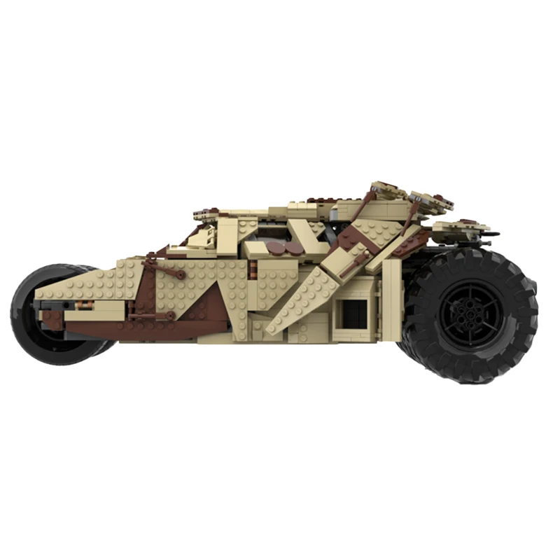 Famous Film Series UCS Knight Rider Bat Car Camo Tumbler MOC-94647 Building Blocks technology Bricks Toys Model Collection Gifts