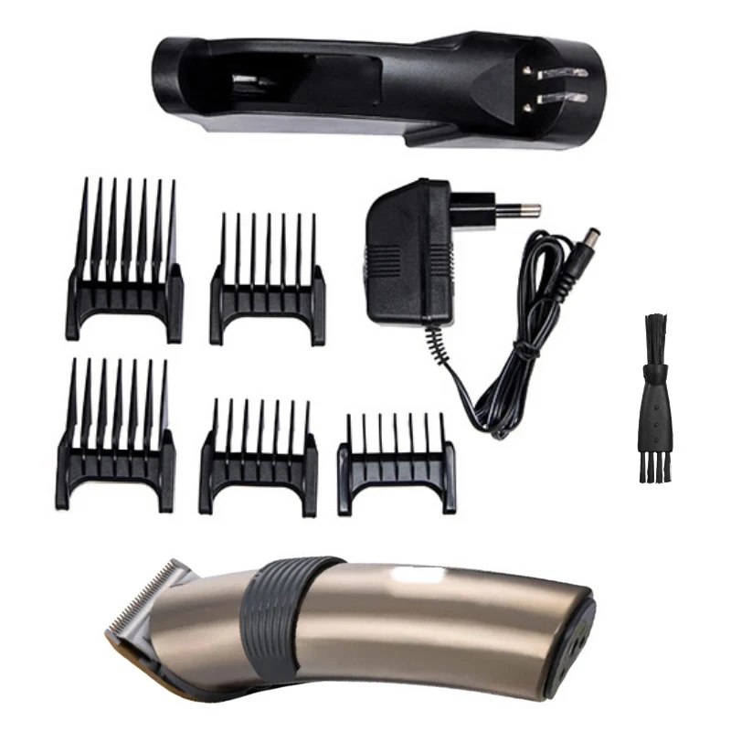 Rechargeable Men's Hair Trimmer Grooming Machine - Adjustable Beard Clipper & Electric Hair Cutting Tool