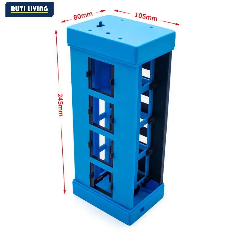Electric Vertical Lift Elevator Model with Remote Control - 4-Stage Educational Science Kit for Children